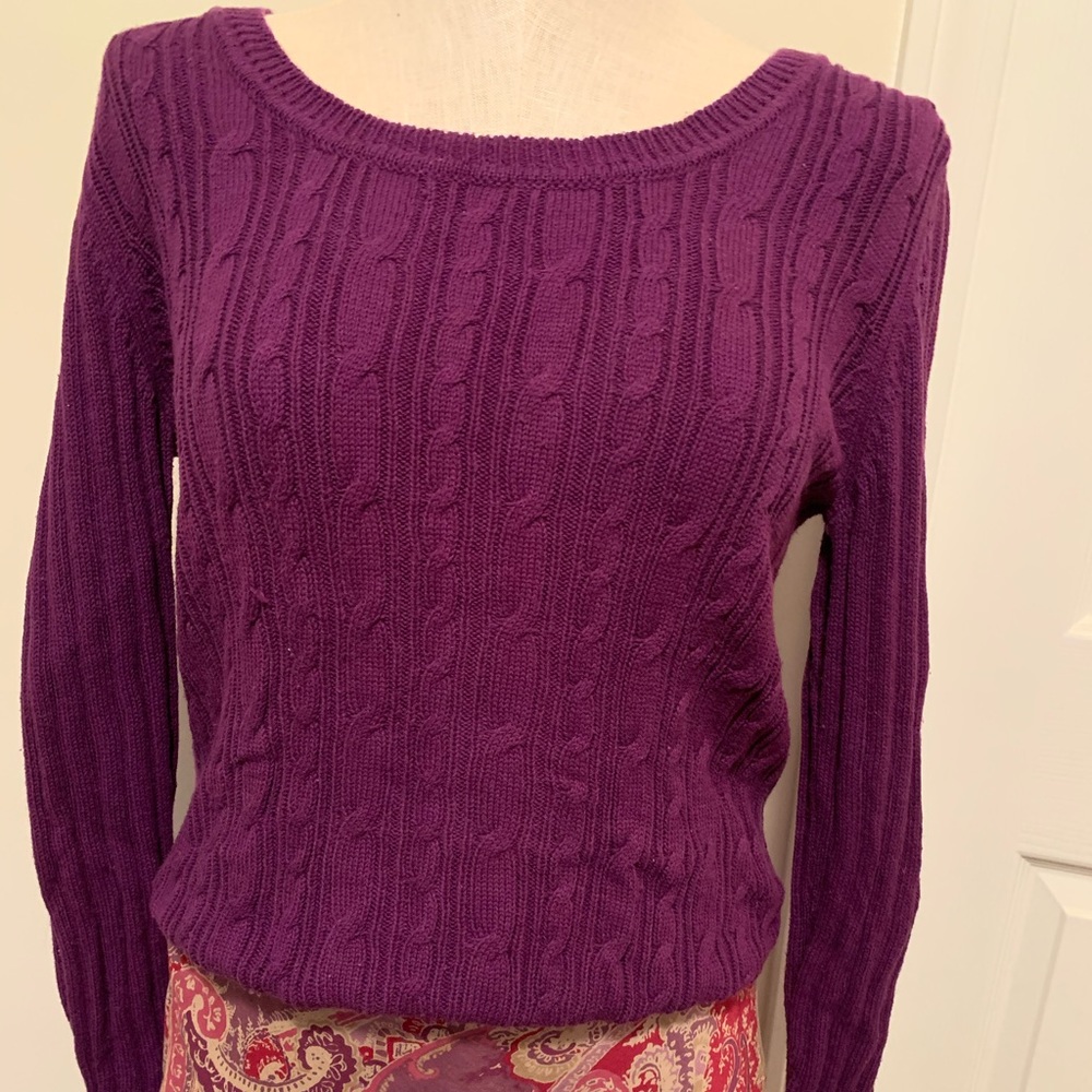Purple sweater